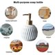 thumbnail image 4 of Ceramics Gold Soap Dispenser For Bathroom, Relief Soap Dispenser Refillable Liquid Hand Soap Dispenser, 4 of 5