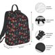 thumbnail image 2 of Disketp Paisley1 Mochila Ligera e Impermeable, Mochila de Día Resistente para Viajes, Senderismo y Uso Diario para Hombre y Mujer, 2 of 7