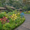 thumbnail image 4 of Decor Art Garden Plug-In Wind Sculptures Metal Rotating Windmill Yard Kinetic Idyllic Decoration Outdoor Stake Pinwheels, 4 of 5