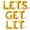 Gold, variant on Letter Balloons - LETS GET LIT 16" Inch Alphabet Letters Foil Mylar Balloon Bachelorette or Bridal Shower Party Banner (Gold)