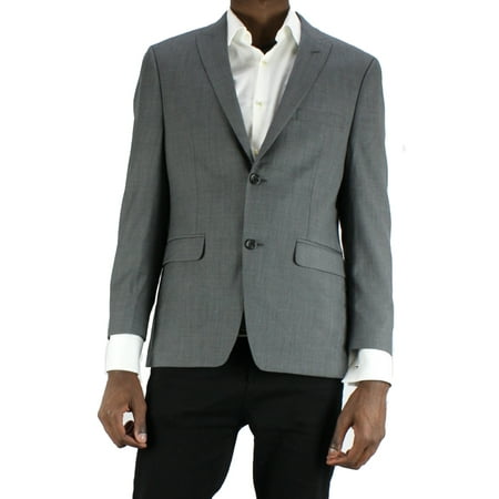 Alfani - Alfani Grey Pinpoint Slim Fit Jacket S - Walmart.com