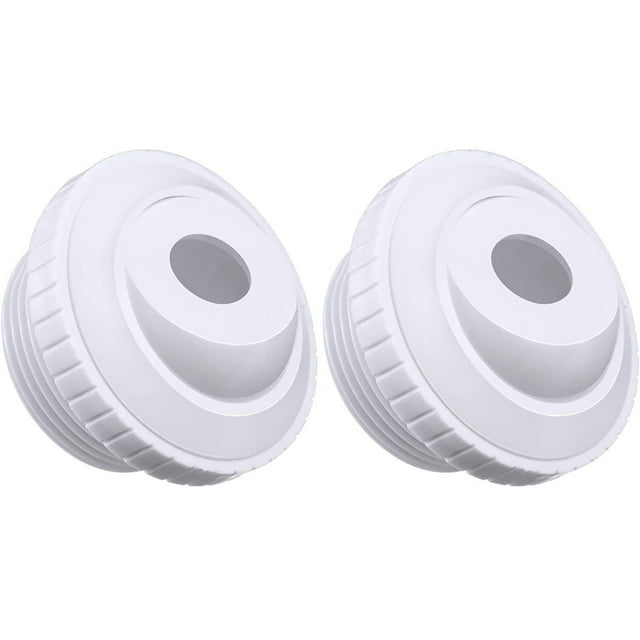 Visland 2Pcs Pool Jet Nozzle 1.5 Inches Thread Ring Hot Tub Directional Flow Inlet Jet Swimming Pool Return Jet Replacement for Cleaning