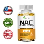 ZHPHK N-Acetyl Cysteine (NAC)-600 mg Enhance the Body's Immune Function 120 Capsules