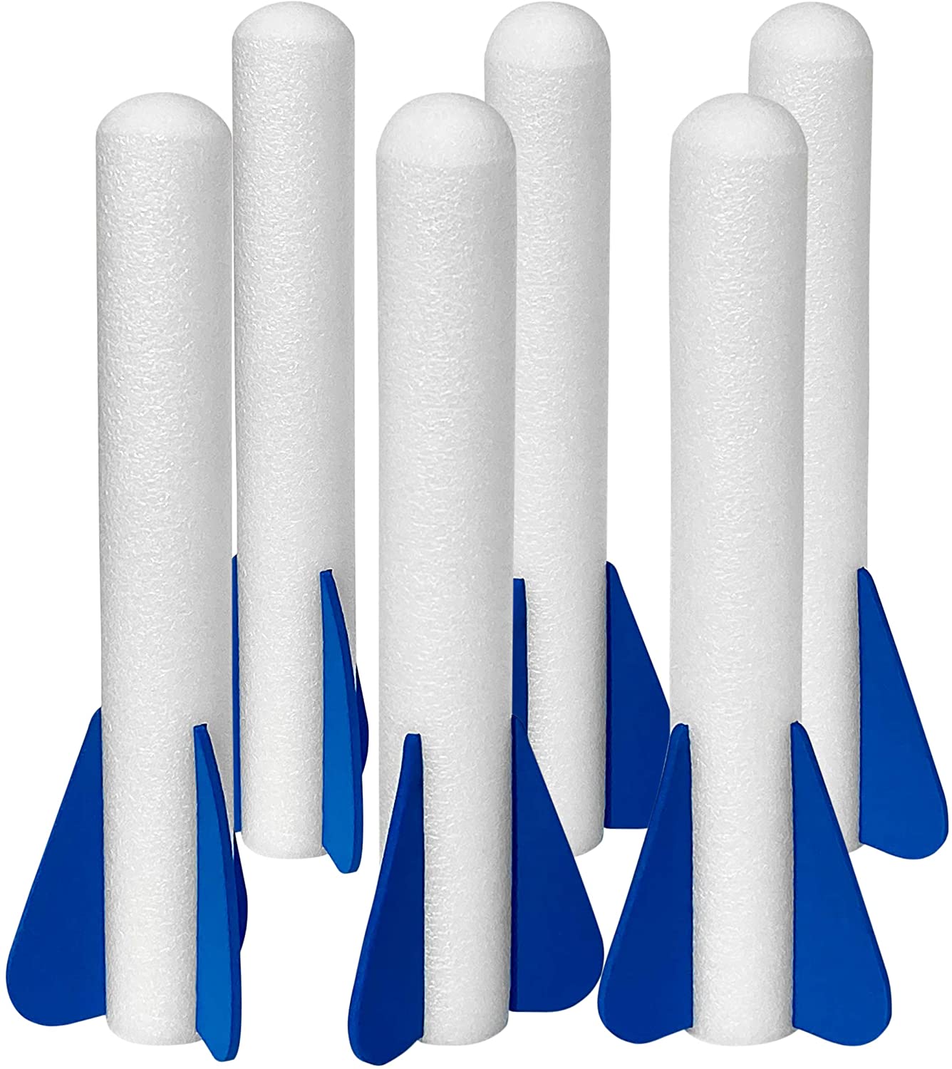 Ottoyglow In The Dark Soft Foam Rocket Refills For Rocket Launchers Compatible With Stomp Rocket Jr Glow Rocket Launcher 6 Pack Replacement Air Ottoyed Foam Rockets Walmart Com