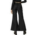 thumbnail image 3 of Allegra K High Waist Wide Leg Cargo Pants for Women's Bell Bottom Pants with Pockets, 3 of 5