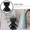 thumbnail image 2 of WHAMVOX  Small Succulent Vase Human Figurine Planter Decorative Flower Pot, 2 of 8