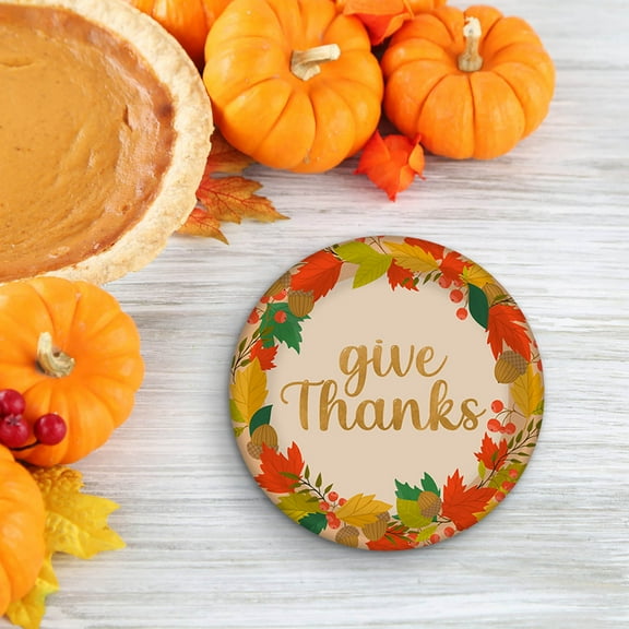 Thanksgiving Disposable Paper Cups Party Banquet Tableware Holiday Celebration Supplies 10 Pack - Hygienic Safe Economical Choice(A)