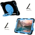 thumbnail image 4 of Dteck Case for iPad 11-inch (A16) 2025/iPad 10th Generation 10.9 inch 2022,Heavy Duty 3-Layer Protection Case Shockproof Hand Grip 360 Rotating Kickstand Hard Cover with Shoulder Strap,Black+Blue, 4 of 8