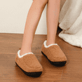 thumbnail image 7 of BERANMEY Women's Comfy Soft Curly Full Slippers Memory Foam Lightweight House Slippers For Women and Men Cozy Warm House Shoes with Polar Fleece Lining, 7 of 7