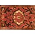 thumbnail image 1 of Ahgly Company Indoor Rectangle Medallion Orange Traditional Area Rugs, 7' x 9', 1 of 1
