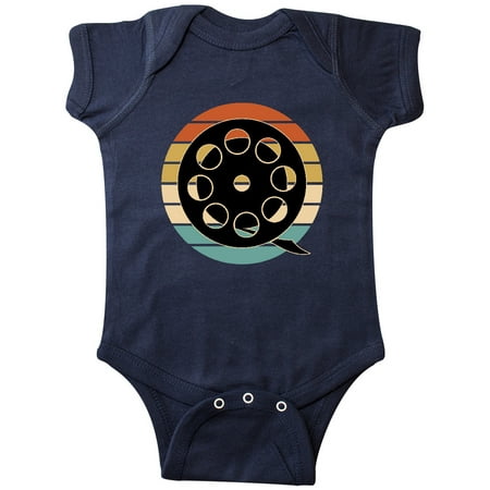 

Inktastic Movie Film Reel Retro Sunset Gift Baby Boy or Baby Girl Bodysuit