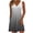 Black, variant on Women's Casual Summer Mini Dress - Gradient Sleeveless V-Neck Sundress Loungewear Sleepwear for Vocation Travel Floral Maxi Dresses for Women M