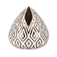 thumbnail image 1 of IMAX 95222 Thea Vase Court&44; Blanc, 1 of 1