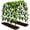black, variant on Cucumber Trellis - 49.4"*49.4" Metal Garden Trellis for Climbing Plants, Garden Trellis with Plastic-Coated Steel Pipe, A Frame Trellis for Cucumbers, Peas, Morning Glories(Green)