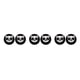 thumbnail image 3 of Sidaley Paquete de 2 Gamepad Thumbstick Covers Joystick Protector Grips Caps Controller Reemplazo de piezas de repuesto para PS5 Black Type1 NO1, 3 of 6