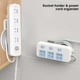 thumbnail image 4 of Soporte para enchufes Estante de almacenamiento Enchufe de router Enchufe de cable Tablero de almacenamiento Montado en la pared Organizador de cable de alimentación, 4 of 7