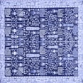 thumbnail image 1 of Ahgly Company Machine Washable Indoor Square Oriental Blue Traditional Area Rugs, 8' Square, 1 of 4