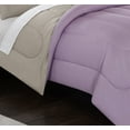 thumbnail image 2 of Casa 7-Piece Lavender 100% Polyester Fill Bed in a Bag Comforter Set with Sheets, King, 2 of 5