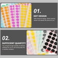 thumbnail image 3 of 18 Sheets of Small Dot Shape Stickers Self-adhesive Stickers (Random Color), 3 of 6
