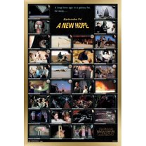 Star Wars: A New Hope - Frames Wall Poster, 22.375" x 34", Framed