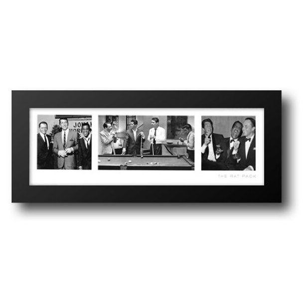 The Rat Pack (slim) 40x16 Framed Art Print