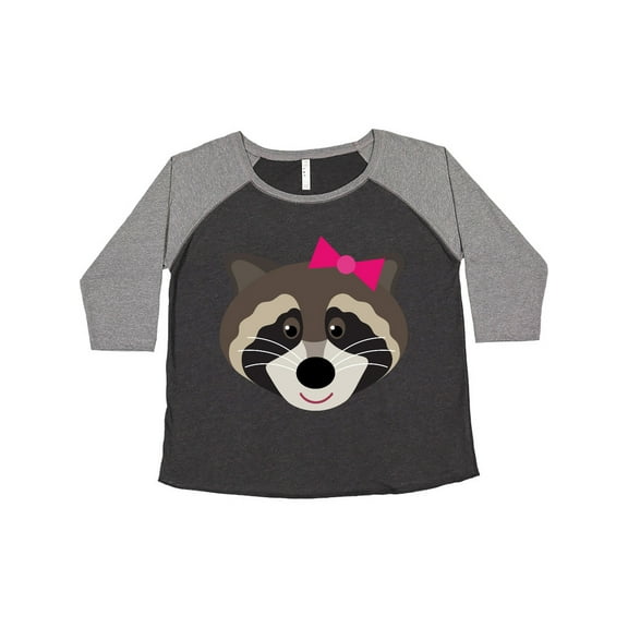 Inktastic Raccoon Girl Animal Women's Plus Size T-Shirt