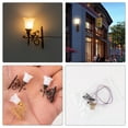 thumbnail image 2 of MOVTOTOP 5Pack Square Black Miniature Lamp Decorations in Warm Yellow Light for Collectors Interior Lighting, 2 of 7