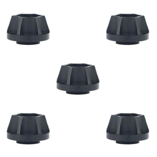 maskred 4PCS Moyeux de Roue pour RC 1 10 Crawler 9 2 Jantes de Roue Mise à Niveau Haute Performance Noir 12mm 5Set