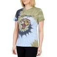 thumbnail image 2 of Ed Hardy Womens Tiger Head Tie Dye Graphic T-Shirt Green S, 2 of 4