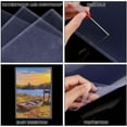 thumbnail image 4 of Paquete de 10 protectores de hojas de plástico PVC de 12,2 x 8,6 pulgadas, rígidos y transparentes, para pósteres y documentos A4., 4 of 6