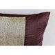 thumbnail image 3 of Funda de almohada morada de 35 x 35 cm (14 x 14 pulgadas), con rayas centrales y cuentas, decorativa para sofá, estilo moderno, con estampado abstracto - Morado, 3 of 6