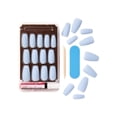thumbnail image 3 of Gold Finger Solid Color Nails - Powder Blue, 3 of 6