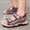 Red, variant on Dpytoraw Boys Sandals For Kids Comfortable Adjustable Hook And Loop Strap Casual Outdoor Summer Beach Shoes For Daily Wear Boys Summer Sandals Size 10.5
