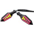 thumbnail image 1 of Intermitentes para bicicleta con forma de flecha deslizante y luces diurnas LED (DRL) en rojo y amarillo (juego de 2 piezas), 1 of 2