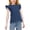 Navy, variant on Girls T Shirts Kids Solid Color Shirts Cute Ruffle Sleeve Crew Neck Casual Tees Suit for 3-15 Years Navy 4 Years