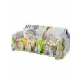 thumbnail image 2 of Easter Couch Cover, Spring Sheep Bunny Duck Plants Wooden Grain Oversized Sofa Cover Blanket for 3 Cushion Couch, Sectional Sofa Slipcover Furniture Protector for Living Room Bedroom 71''x150'', 2 of 9