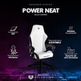 thumbnail image 3 of Silla Gamer Balam Rush Ergonomica Ajustable 155° 120kg Blanco BR-938235, 3 of 5