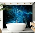 thumbnail image 7 of Tiptophomedecor Abstract Wallpaper Wall Mural - Blue Lightning Bolts, 7 of 7