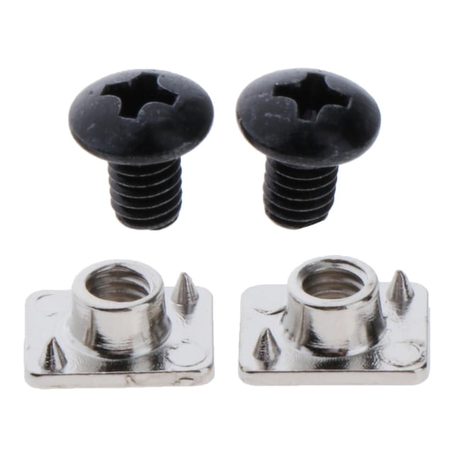 2 Pares de Patines de Ruedas Cola Hebilla de Repuesto Tornillos Tuerca Pernos Herramienta 10 mm 8 mm