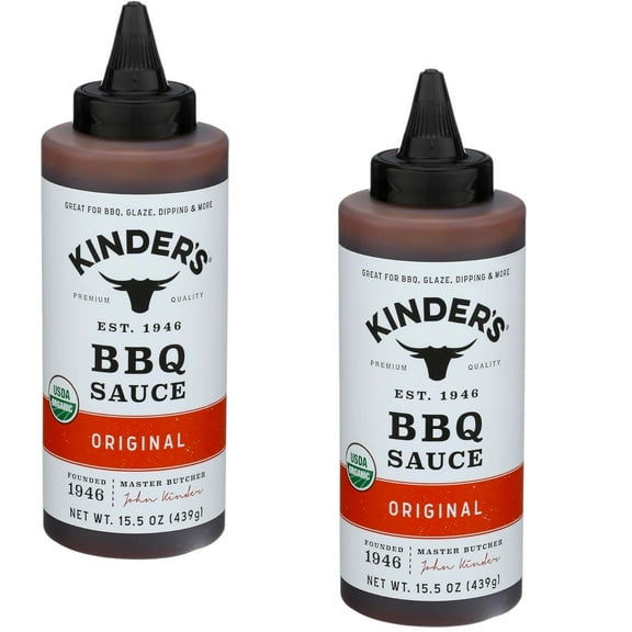 ( 2 Pack ) KINDERS Original BBQ Sauce 15.5oz, 15.5 OZ
