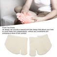 thumbnail image 3 of Front Toe Flip Flop Socks, Slipless Breathable Skin Friendly  Milk White Front Toe Splited Socks  For Daily Life For Sports Shoes, 3 of 8