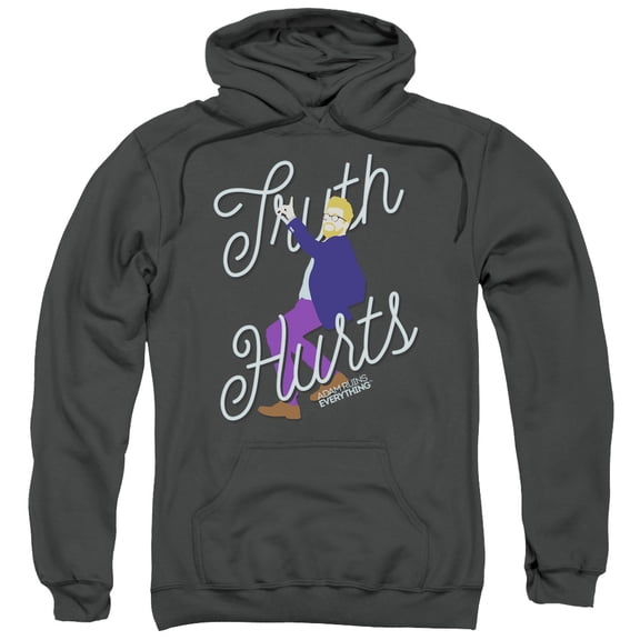 Adam Ruins Everything Truth Hurts Adult Pullover Hoodie Sweatshirt Charcoal