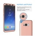 thumbnail image 3 of Njjex Case Cover For Samsung Galaxy S8 / S8+ / S8 Plus / SM-G950 / SM-G955, Njjex 3 in 1 Ultra Thin and Slim Hard PC Case Anti-Scratches Premium Slim 360 Degree Full Body Protective Cover -Rose Gold, 3 of 4