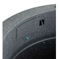 thumbnail image 3 of Evergreen Outdoor Fiberglass Planter with Solar Lights, Dark Grey 15x15x16 in, 3 of 7