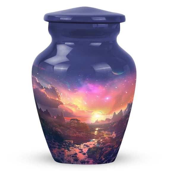 Dreamscape Twilight Urns For Ashes Small - Urns For Human Ashes For Mother - Small Urns For Human Ashes Cremation - Urn Ashes (Size -3inch,1Pcs)