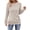 Khaki, variant on SUNBS Women's Long Sleeve Tunic Blouses Fall Button Side Ruched Shirts Crewneck Casual Tops Fashion Clothes