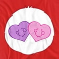 thumbnail image 2 of Care Bears Always There Bear Belly Women's Crop Top T-Shirt, Red, Medium, 2 of 3