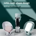 thumbnail image 4 of Household Soap Containers Toilet Soap Box Drain Leafs Soap Dish Double Deck Laundry Soap Box, 4 of 7