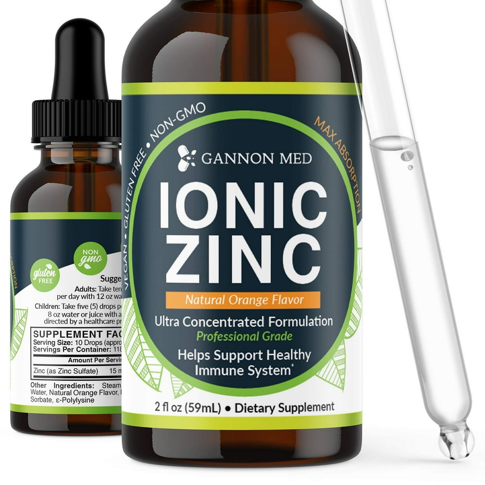 Ionic Liquid Zinc Organic Supplement Drops Pure Zinc Liquid Sulfate