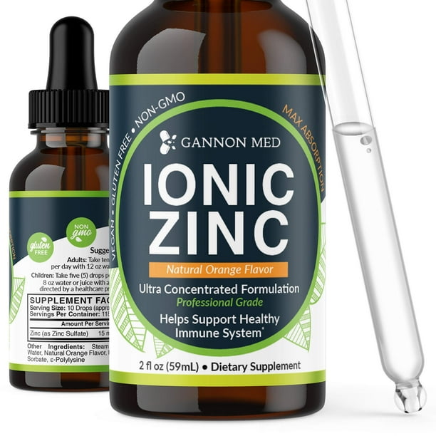 Ionic Liquid Zinc Organic Supplement Drops Pure Zinc Liquid Sulfate